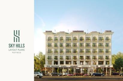 Sky Hills Faisal Hills – Plot No. 16 Layout Plans | Shops, Offices & Apartments
