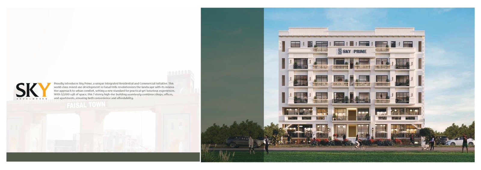 Sky Prime Faisal Hills – 90% Sold | Shops, Offices & Apartments with Easy Installments